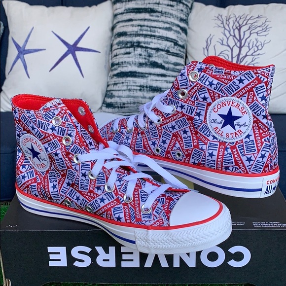 Converse CTAS Hi University red/white MEN’s - Picture 15 of 16